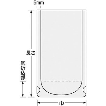 ナイロンポリ Dタイプ規格袋 福助工業