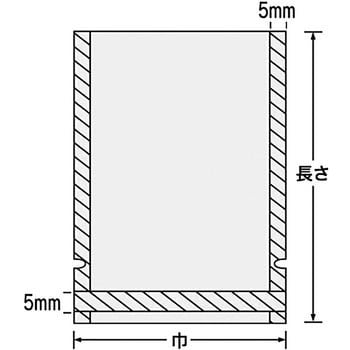 0703613 ナイロンポリ VTタイプ規格袋 1箱(2000枚) 福助工業 【通販