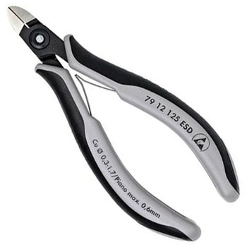 [ESD]精密ニッパー(ばね付) エスコ