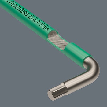 [ステンレス製]六角棒レンチセット(ボールポイント付) エスコ