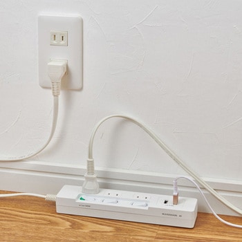 [個別スイッチ付]テーブルタップ(USB充電ポート/シャッター付) エスコ