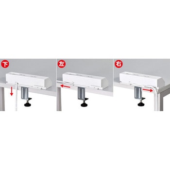 [一括スイッチ付]タップ(クランプ式/USB充電ポート/雷ガード付) エスコ