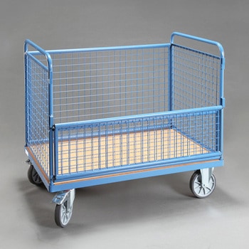 [メッシュかご付]運搬車 エスコ