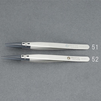 [交換式]ピンセット(ESD/セラミック/ステンレス製) エスコ