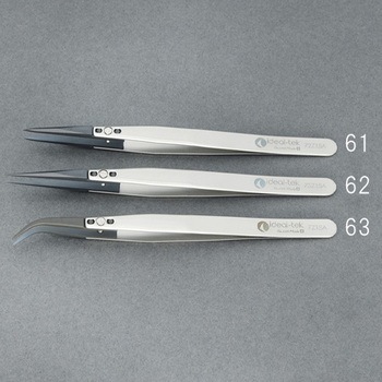 [交換式]ピンセット(ESD/セラミック/ステンレス製) エスコ