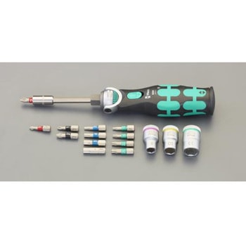 [ラチェット式]コンビネーションドライバービットセット エスコ