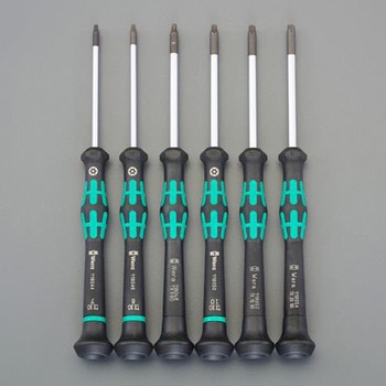 [TORX]精密ドライバーセット(イジリ止付) エスコ