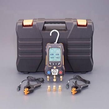 [R404A・R407C]デジタルマニホールドキット(ワイヤレス測定) エスコ