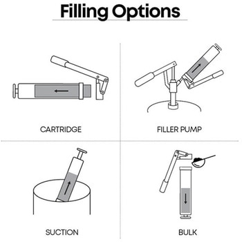 グリースポンプ(フレキシブルホース付) - エスコ