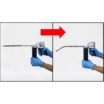 グリースポンプ用ノズル(フレキシブル兼用) エスコ