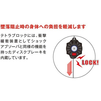 [ステンレス製ワイヤー付]安全ブロック - エスコ