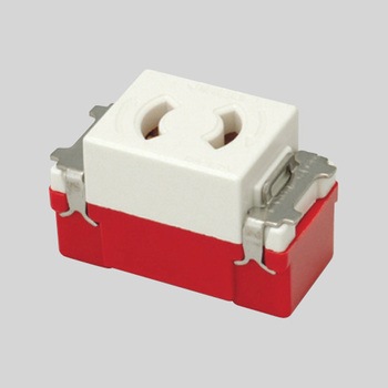 125V/15A[角形]コンセント[1口][抜止め] エスコ