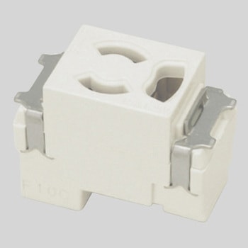 125V/15A[角形]コンセント[1口][抜止め・接地付] エスコ