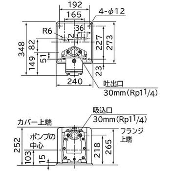 B-P200X5 非自動ビルジポンプ 1台 日立 【通販サイトMonotaRO】