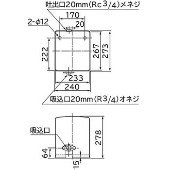 自動式給湯加圧ポンプ