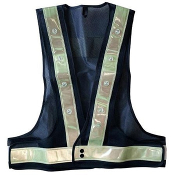 LED安全ベスト(蓄光) エスコ