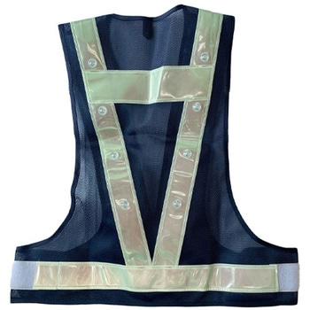 LED安全ベスト(蓄光) エスコ