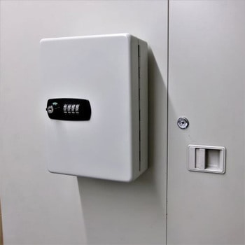 [マグネット付]キーボックス(可変ダイヤル式) エスコ