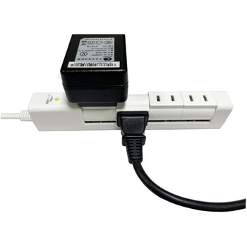 回転式電源タップ1m4個口 HIDISC