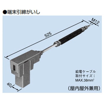 Panasonic ハイトロリール 端末引締碍子 3P用 DH57032K