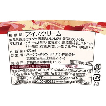 [冷凍] ハーゲンダッツ パイント ストロベリー ハーゲンダッツ