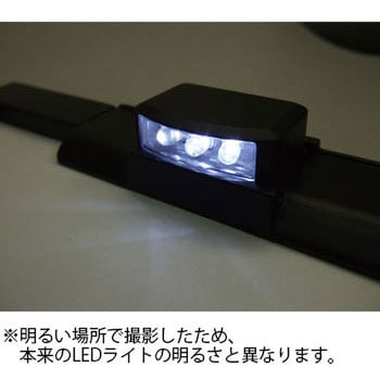 4704 高輝度LED付き クリップボード OKACHO メタリックグレー色