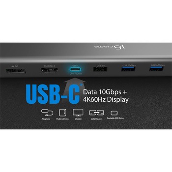 USB4 Dual 4K Multi-Port Docking Station j5 create