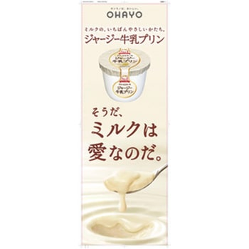 冷蔵]ジャージー牛乳プリン 1セット(115g×10個) OHAYO 【通販モノタロウ】