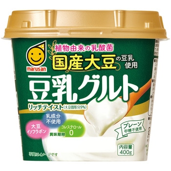 [冷蔵] マルサンアイ 国産大豆の豆乳使用 豆乳グルト 400g×6個 marusan