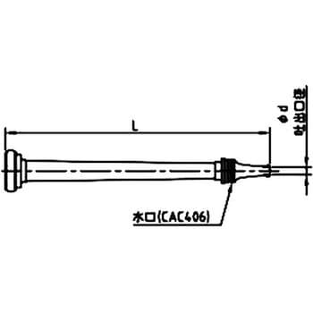 N-04 散水ノズル クローム水口付 1個 報商製作所 【通販サイトMonotaRO】