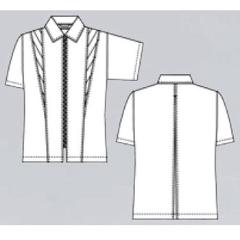 TriApex クリーンウェア 半袖上着 東洋リントフリー