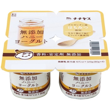 [冷蔵]チチヤス無添加ハニーヨーグルト4P チチヤス