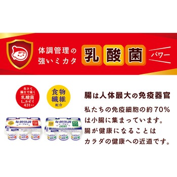 [冷蔵]チチヤス 毎朝快調ヨーグルト6P チチヤス