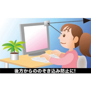 防犯ミラー(粘着付) エスコ