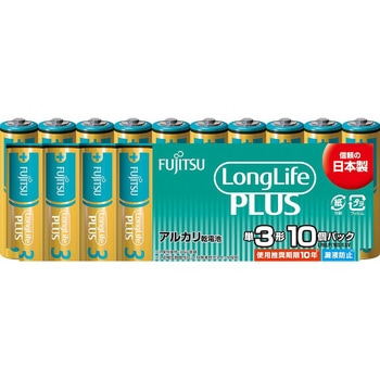 アルカリ乾電池 ロングライフプラス 単3形 FDK