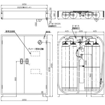 SBW80S(露出型) パッケージ型消火設備Ⅰ型 スーパーボックス(露出型) 1