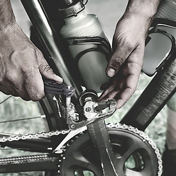 自転車メンテナンスツールセット(タイヤレバー付) エスコ