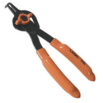 軸・穴兼用スナップリングプライヤー[90°] - エスコ