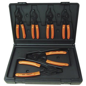 軸・穴兼用スナップリングプライヤーセット エスコ