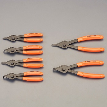 軸・穴兼用スナップリングプライヤーセット エスコ