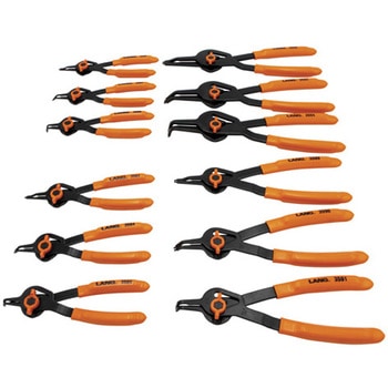 軸・穴兼用スナップリングプライヤーセット エスコ