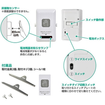 非接触スイッチ エスコ
