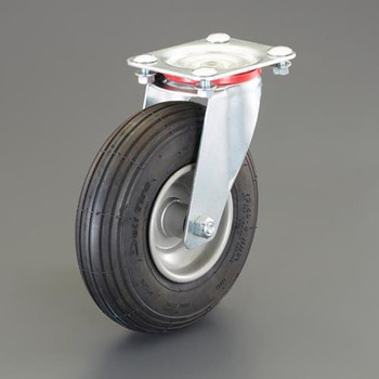 金具付キャスター(空気入りタイヤ) エスコ