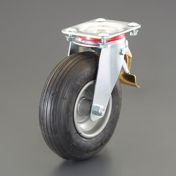 金具付キャスター(空気入りタイヤ) エスコ