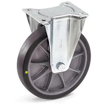 [ESD]キャスター(固定金具/TPEタイヤ/ブレーキ付) エスコ