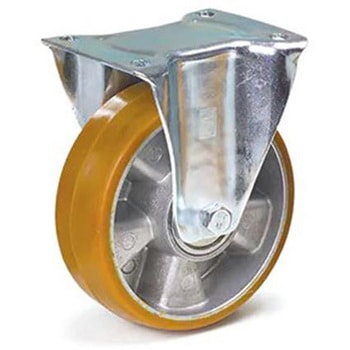 金具付キャスター(ポリウレタンタイヤ) エスコ