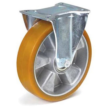 金具付キャスター(ポリウレタンタイヤ) エスコ