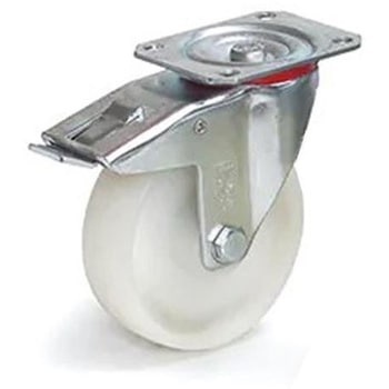 金具付キャスター(自在/ポリアミドタイヤ) エスコ