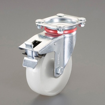 金具付キャスター(自在/ポリアミドタイヤ) エスコ