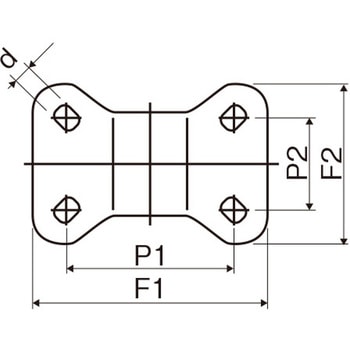 金具付キャスター エスコ